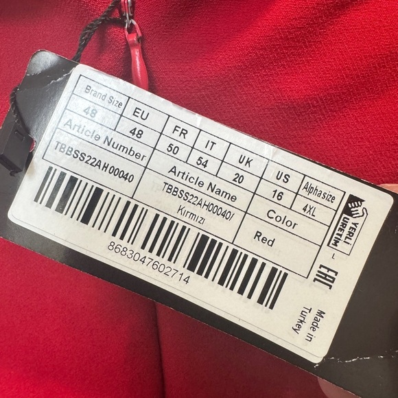 Trendyol Bodycon Dress Red - Picture 9 of 14